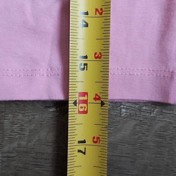 HELLO Kitty Girls Pink 100% Cotton Graphic Long Sleeved Pajama Top - Size 8Y - Picture 5 of 7